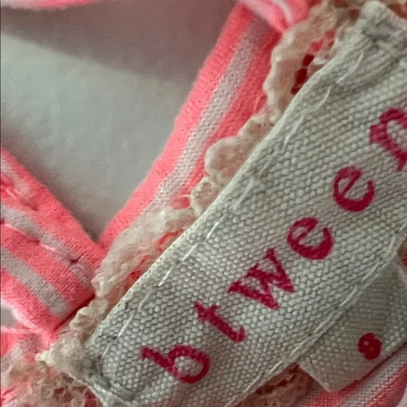 btween Pink Striped Tank Top with Sequin Unicorn - Picture 3 of 15